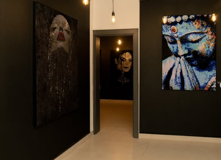Exhibition Entrance — Lady & Buddha